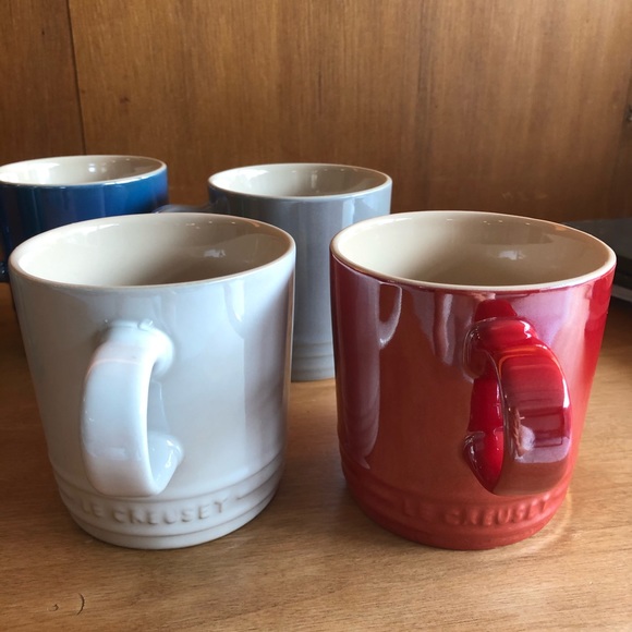 Le Creuset Other - Le Creuset metallic coffee mugs